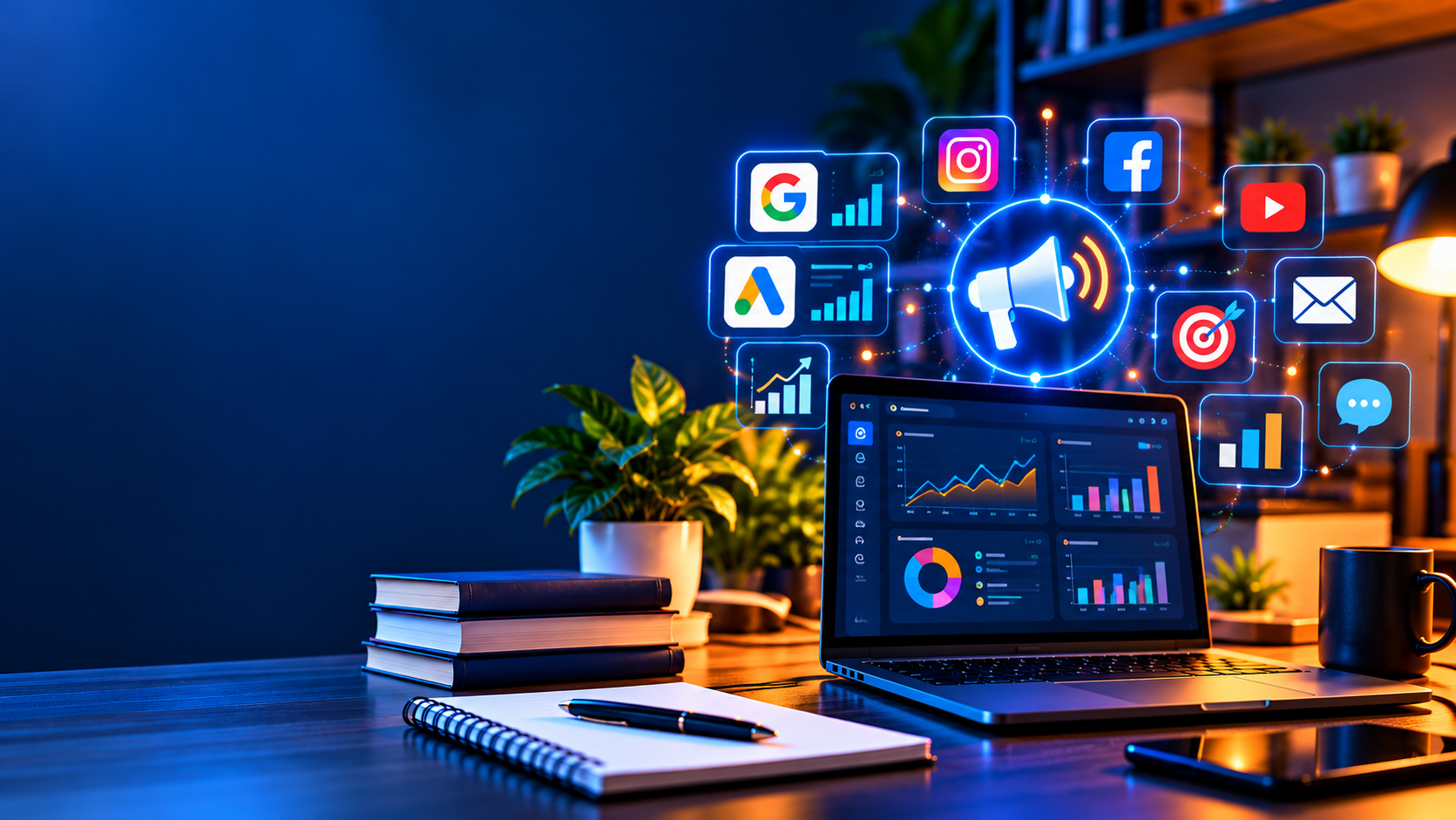 Digital marketing tools for SEO, social media, and analytics